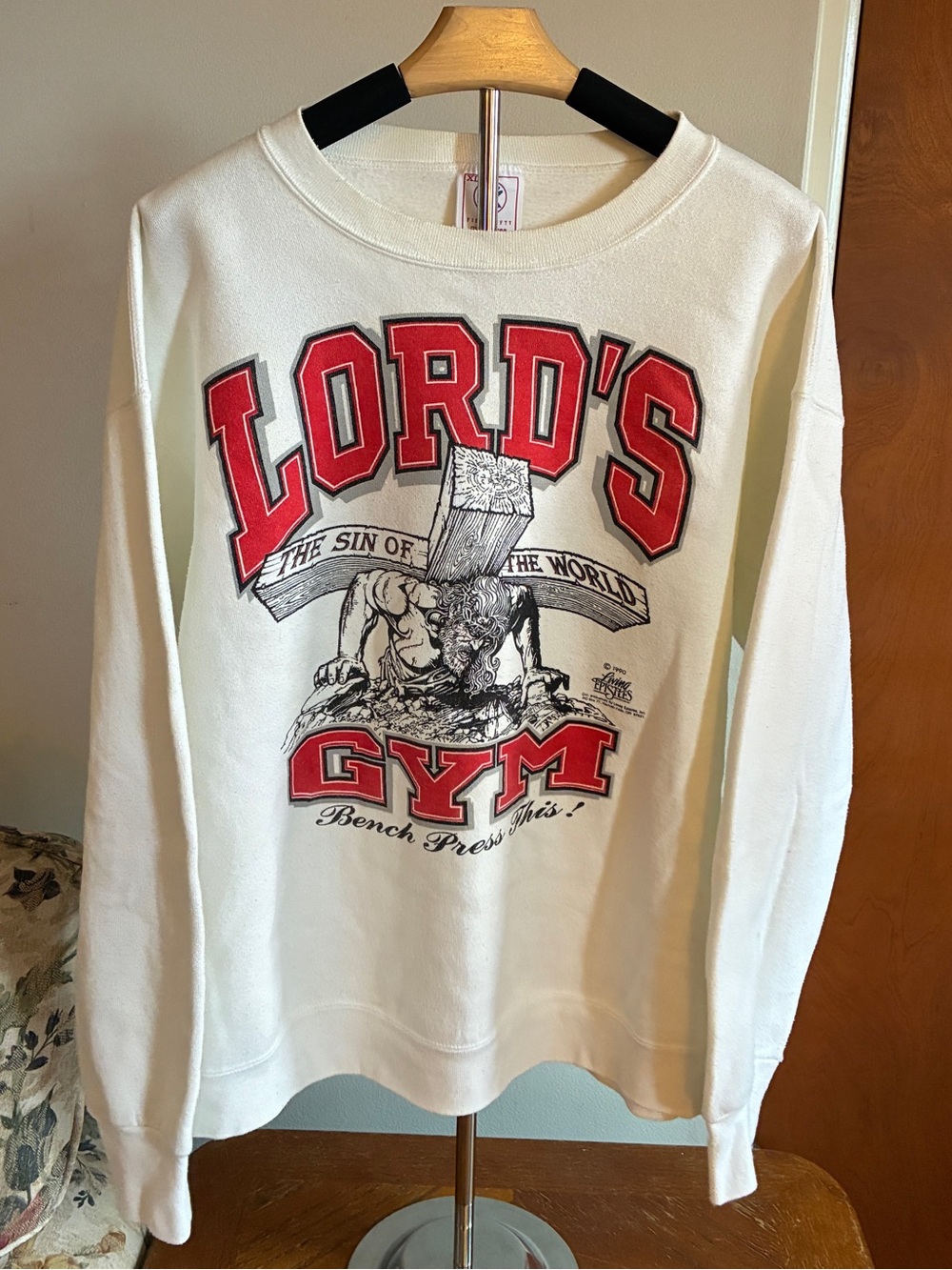 Vintage 1990 Lords Gym Living Epistles Crewneck